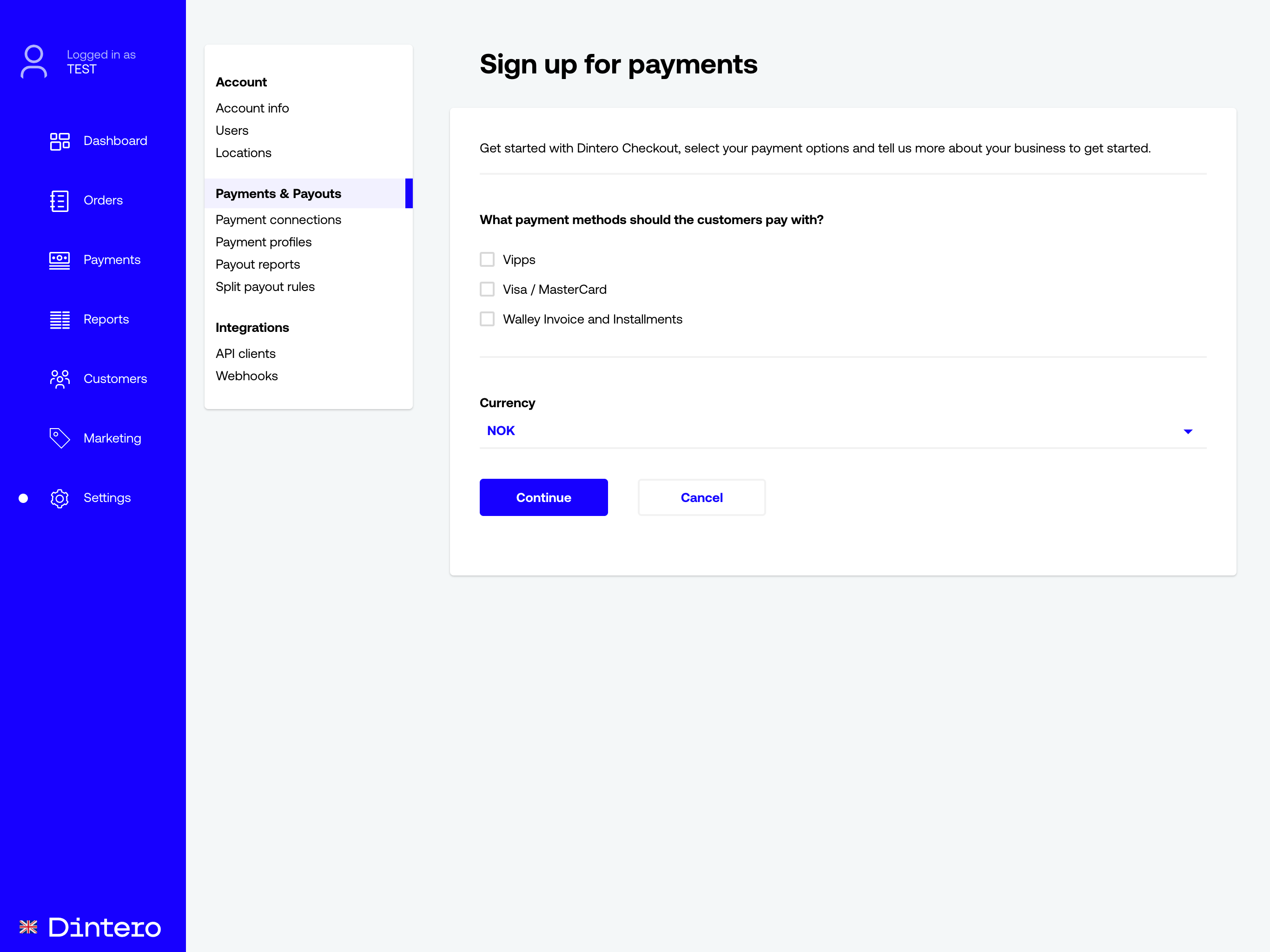 Payment connections